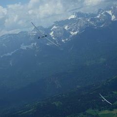 Flugwegposition um 08:29:30: Aufgenommen in der Nähe von Gemeinde Bichlbach, Österreich in 2355 Meter